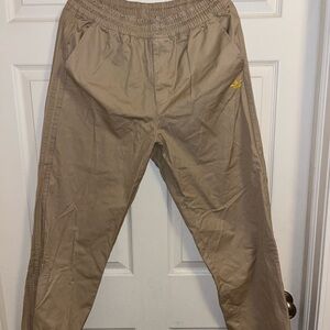 Adidas Tan Sweatpants Relaxed Fit Joggers